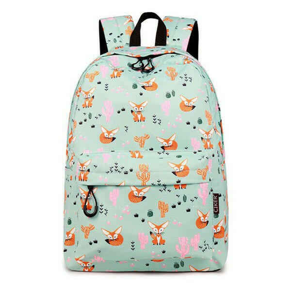 meloke Women's Shop 3 Women Oxford Animal Shoulder Bag Travel Backpack