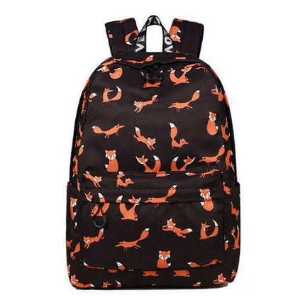 meloke Women's Shop 5 Women Oxford Animal Shoulder Bag Travel Backpack