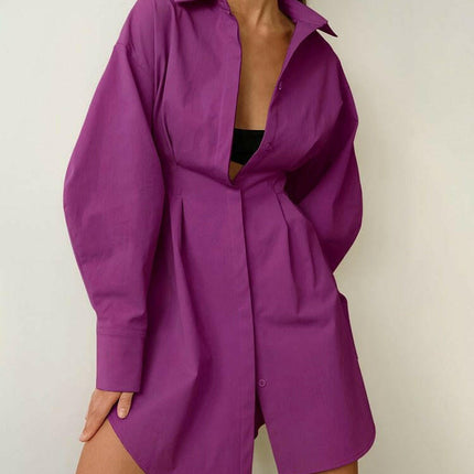 Women Khaki Long Sleeve Bodycon Mini Dress - Women's Shop Mad Fly Essentials