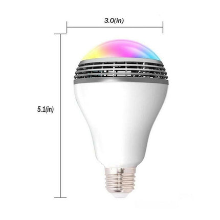 oobest Lighting & Bulbs Smart LED Light Bulb Color Changing E27 Bluetooth Music Lamp