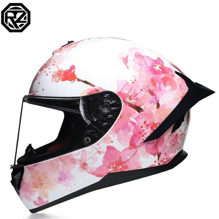 ORZ Helmets Super Deals Orz Motorcycle Full Face Red Scaled DOT Helmets