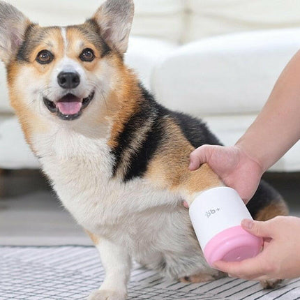 Pet Paw Cleaner Cup Portable Dog Foot Washer - Pet Care Mad Fly Essentials