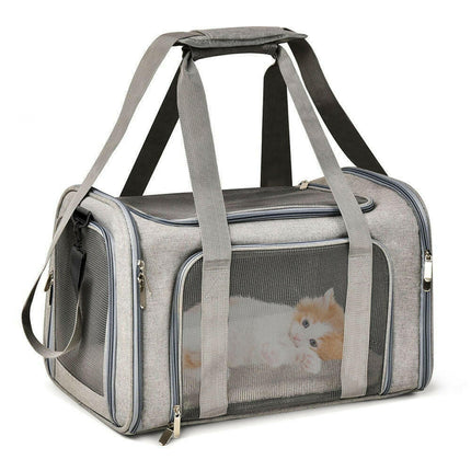 PETRAVEL Super Deals Gray / M (43x28x28cm) / China Cat Pet Carriers Airline-Approved Travel Bags