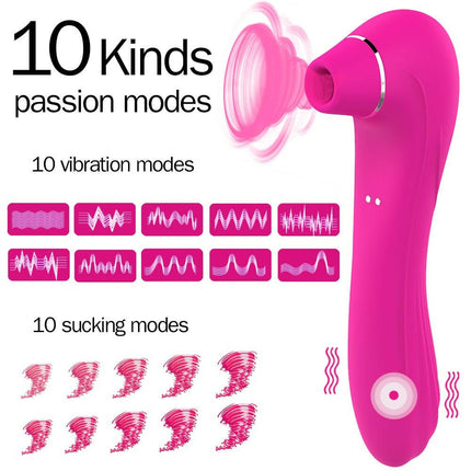 Adult Women Vibrator Suction Clitoris Stimulator - Beauty & Health Mad Fly Essentials