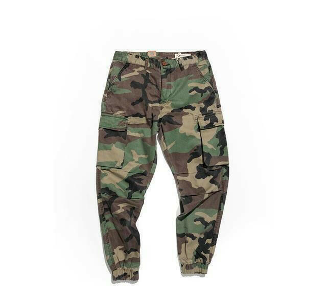 Men Casual Camouflage Trendy Cargo Pants - Men's Fashion Mad Fly Essentials