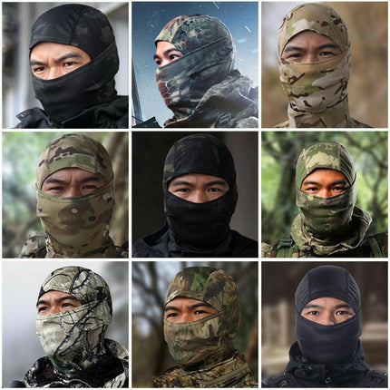 Tactical Camouflage Balaclava Full Face Neck Gaiter
