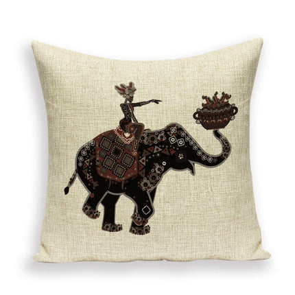 Bohemian Throw Pillows Case Animal Cushions Decorative Linen - Mad Fly Essentials