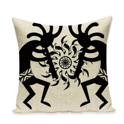 Wandering Tribe Home & Garden L404-23 / L404 45-45cm Geometry Style Decorative Pillows Animal Pattern Cushions Cover Sofa Decor Geometry Style Decorative Pillows Animal Pattern Cover Sofa Decor