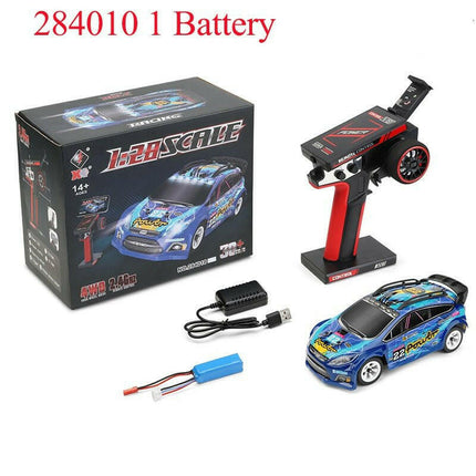 WLToys Kids Shop 284010 1 battery K989 Upgraded Road Drift 4WD RC Cars With Led Lights