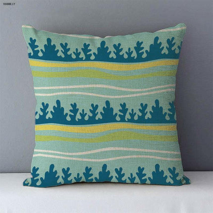 YOUNMLEY Home & Garden Crazy Geometric Linen Decorative Pillowcase